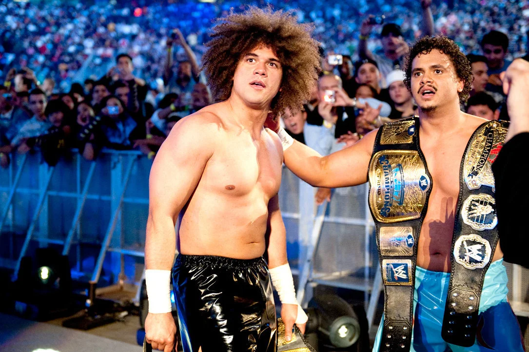 Carlito (left) with PrimoCredit: WWE.com