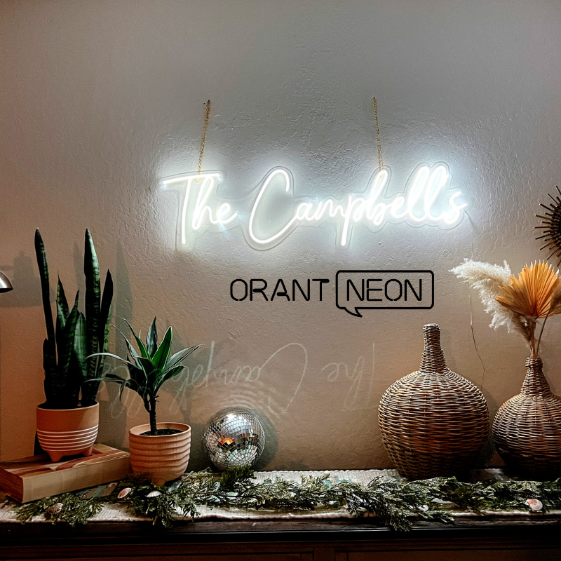 Neon sign wall art makes a workplace appealing